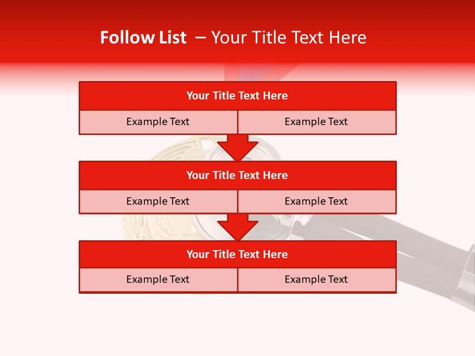 Macro Examination Gold PowerPoint Template