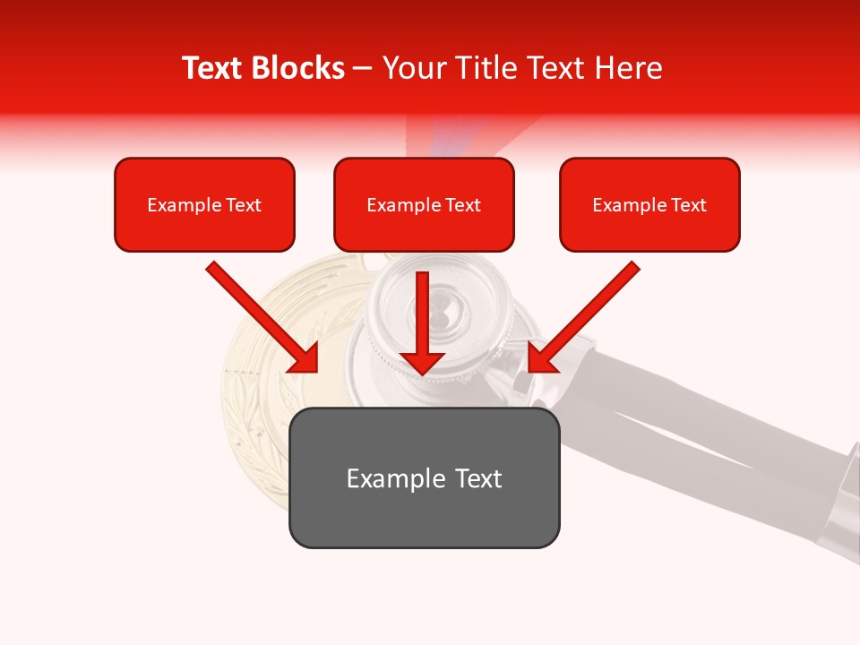 Macro Examination Gold PowerPoint Template