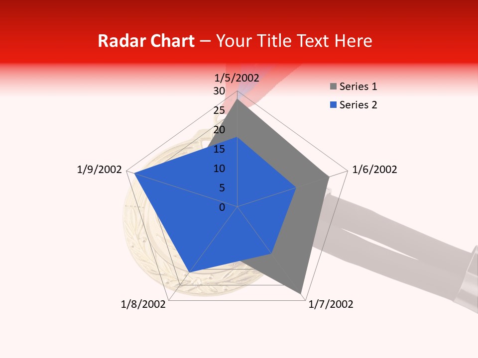 Macro Examination Gold PowerPoint Template