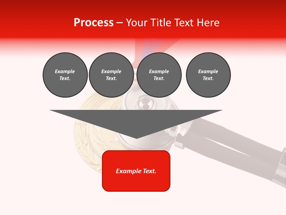 Macro Examination Gold PowerPoint Template