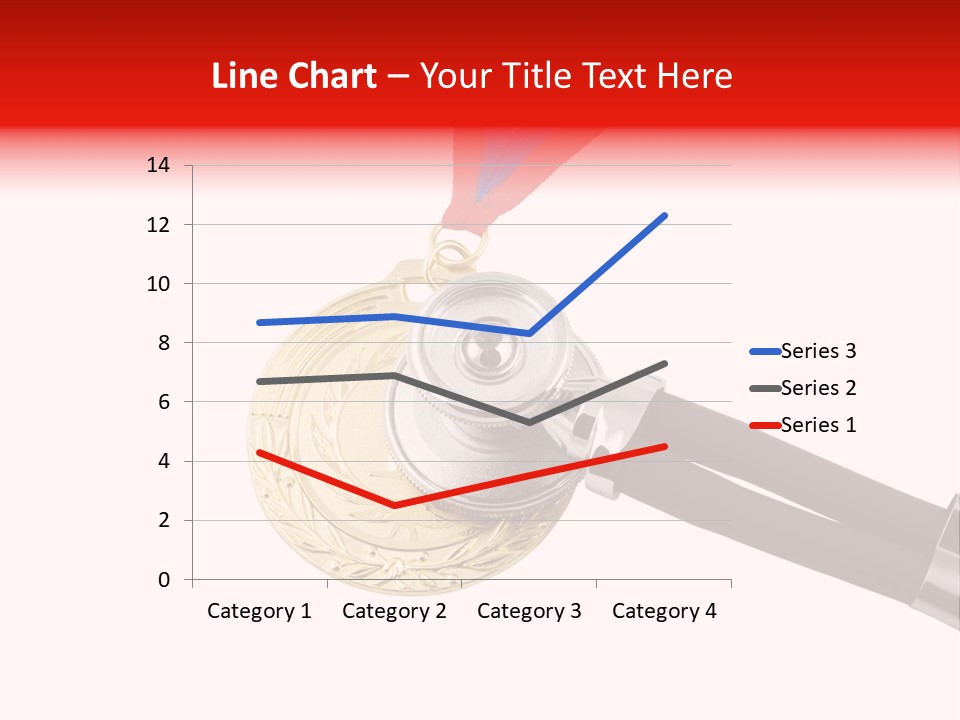 Macro Examination Gold PowerPoint Template