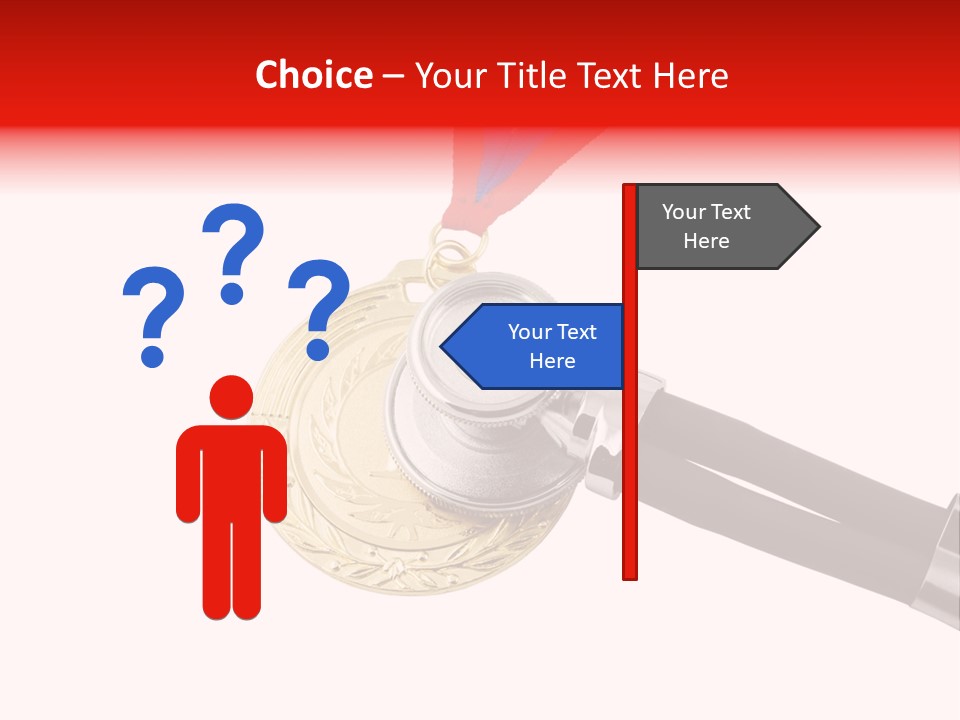 Macro Examination Gold PowerPoint Template