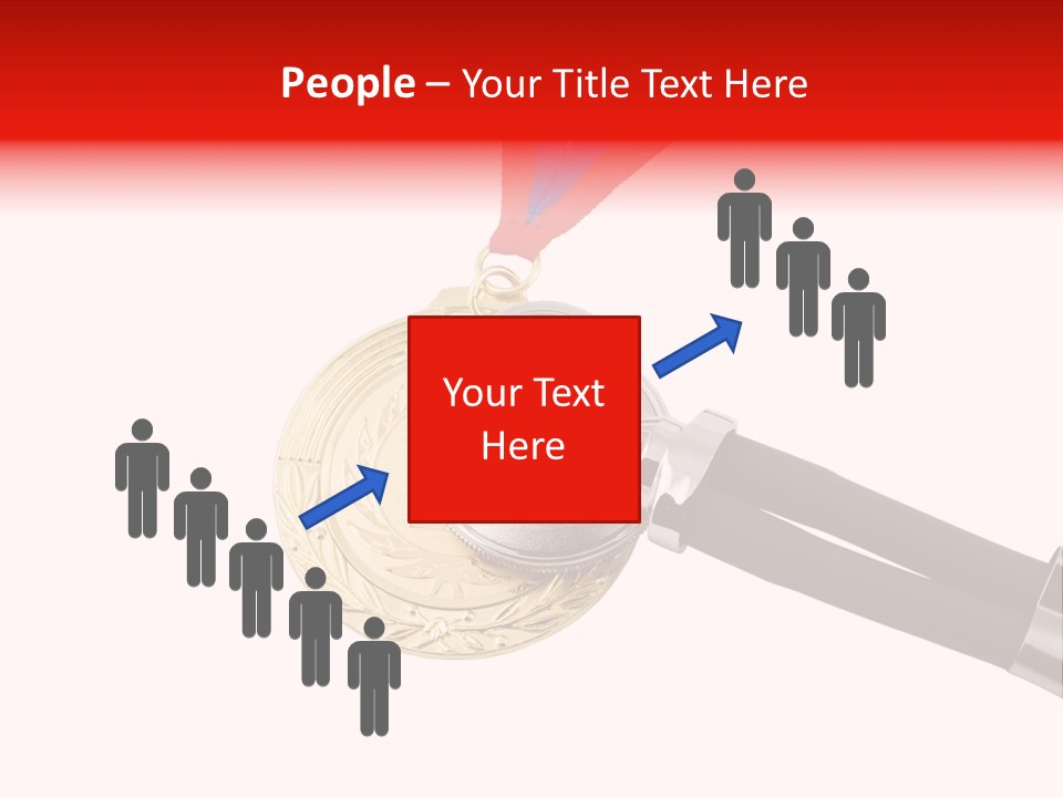 Macro Examination Gold PowerPoint Template