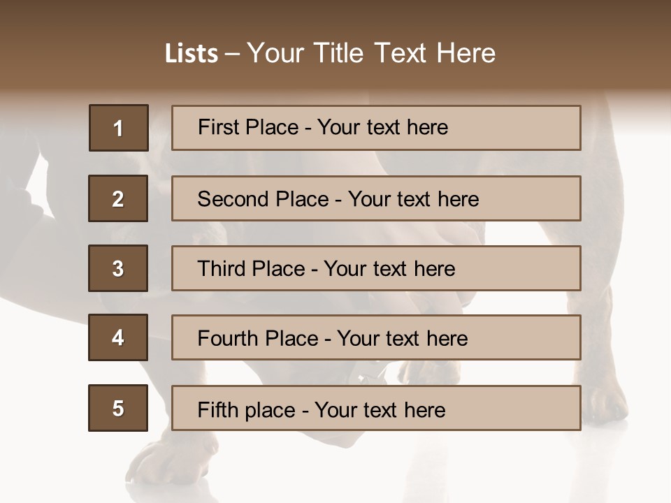 Clean Grooming Visual PowerPoint Template