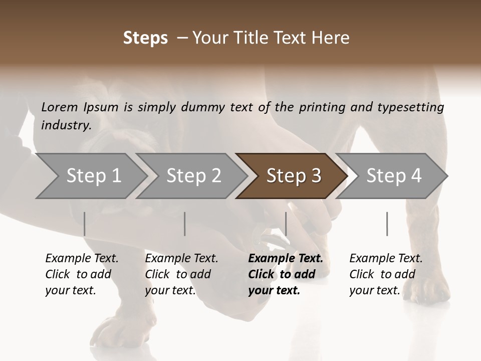 Clean Grooming Visual PowerPoint Template