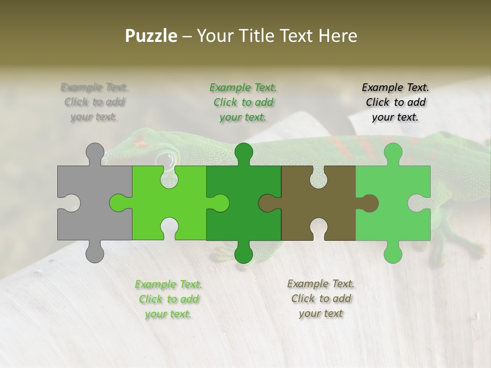 Wilderness Bright Sitting PowerPoint Template