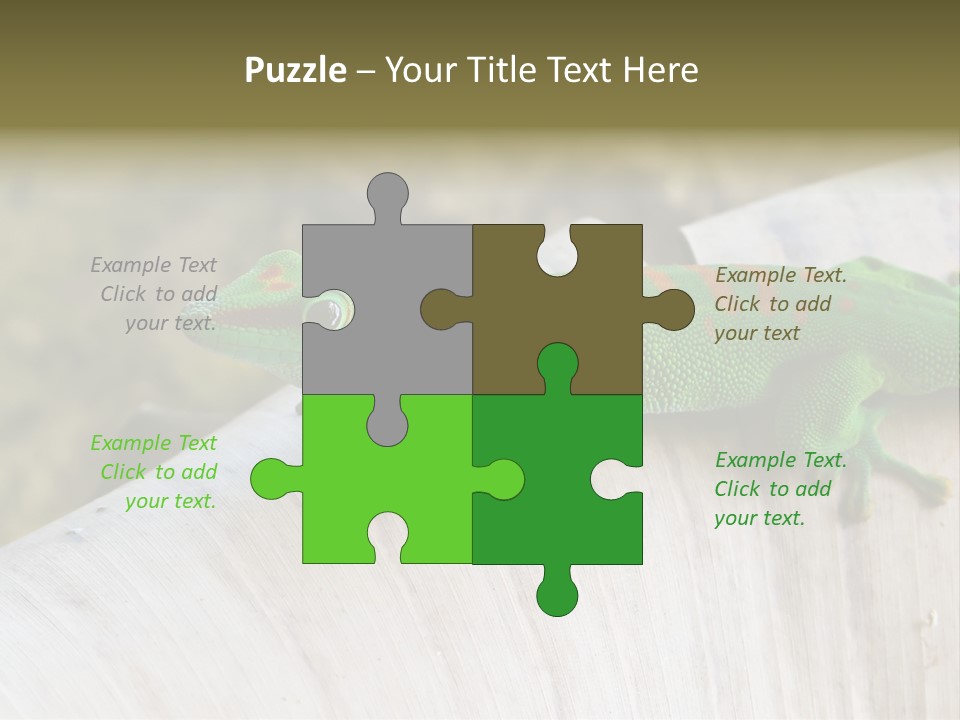 Wilderness Bright Sitting PowerPoint Template