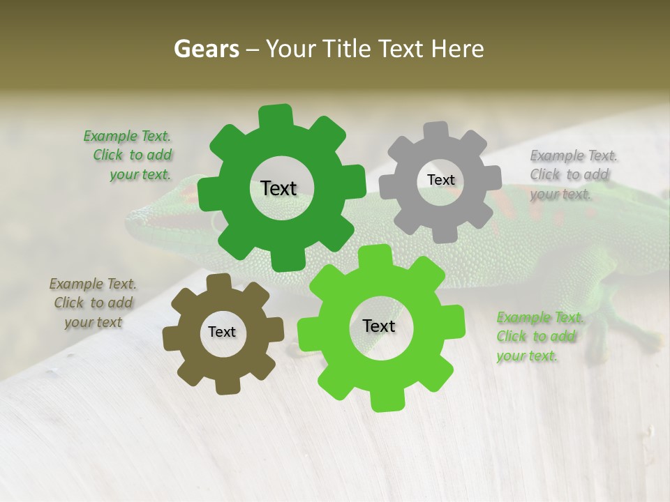 Wilderness Bright Sitting PowerPoint Template