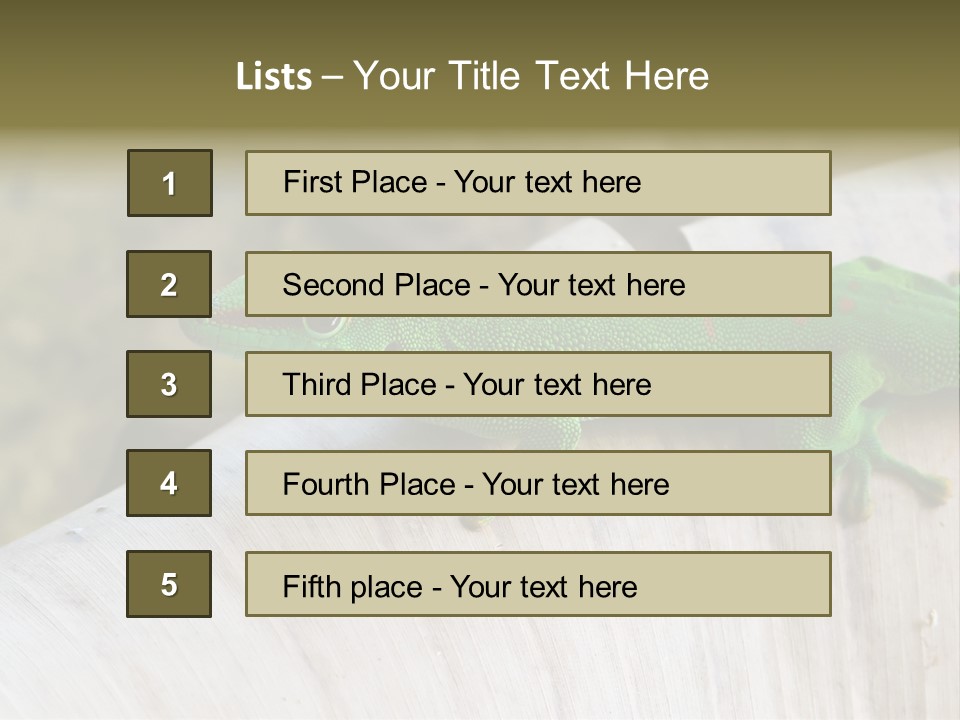 Wilderness Bright Sitting PowerPoint Template