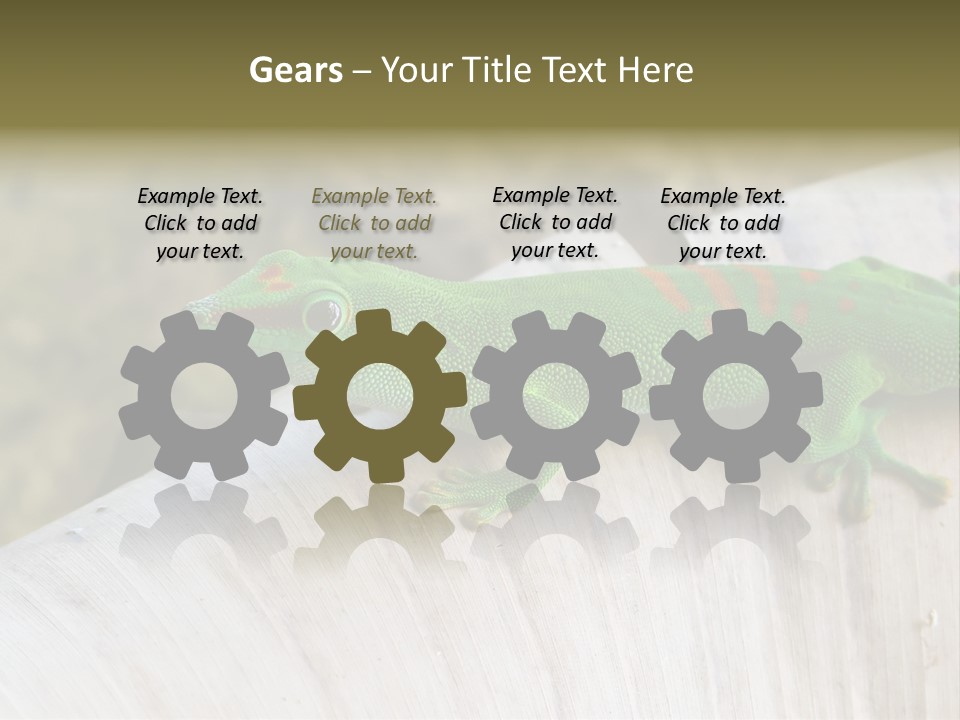 Wilderness Bright Sitting PowerPoint Template