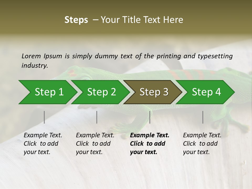 Wilderness Bright Sitting PowerPoint Template