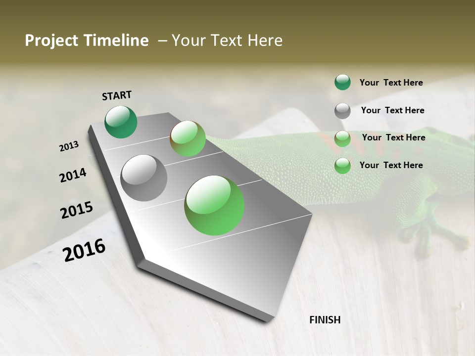 Wilderness Bright Sitting PowerPoint Template
