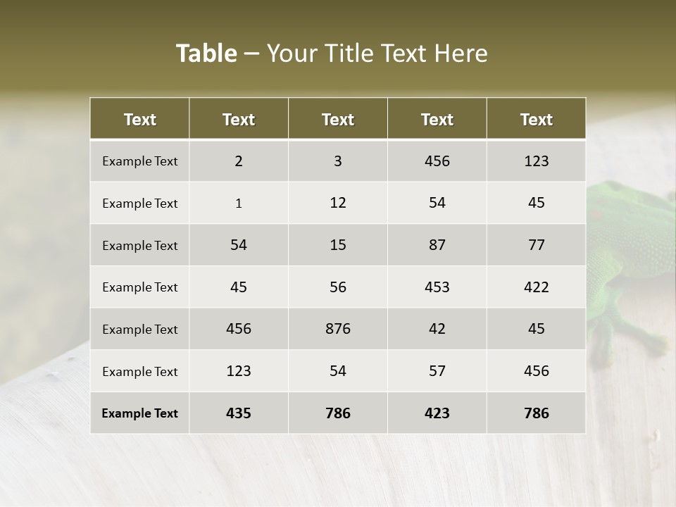 Wilderness Bright Sitting PowerPoint Template