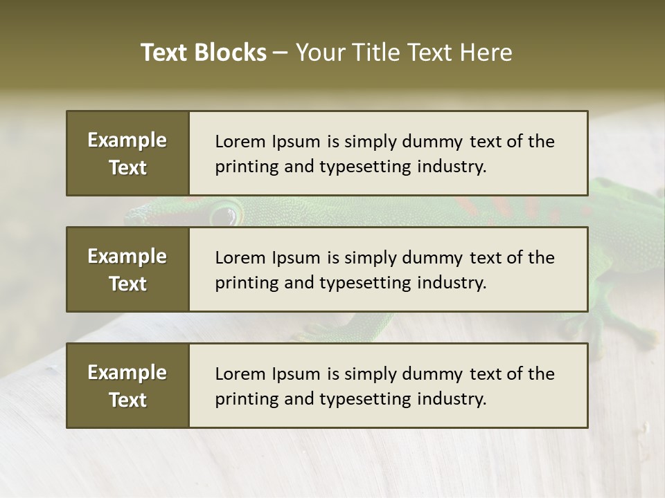 Wilderness Bright Sitting PowerPoint Template