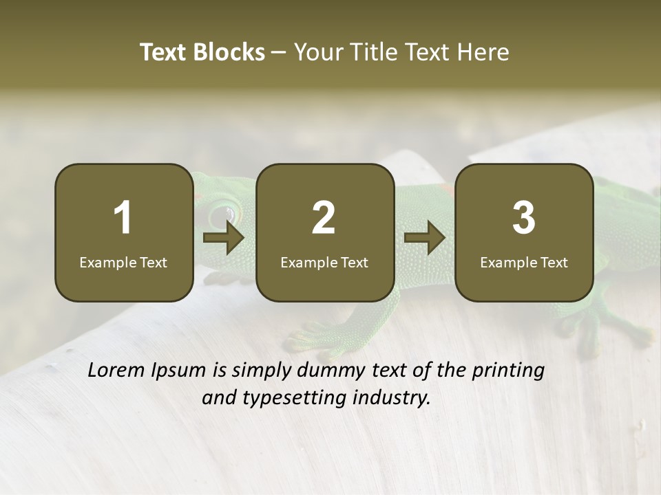Wilderness Bright Sitting PowerPoint Template