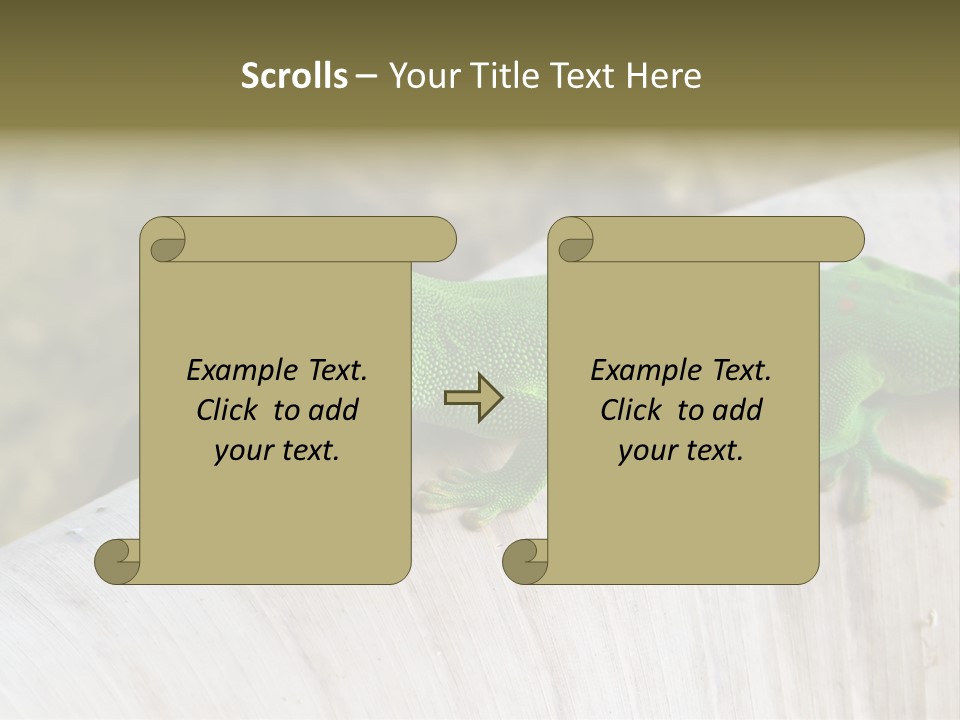 Wilderness Bright Sitting PowerPoint Template
