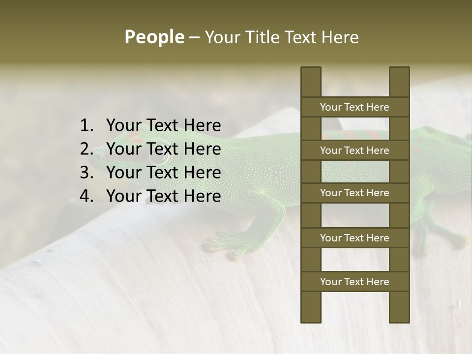 Wilderness Bright Sitting PowerPoint Template