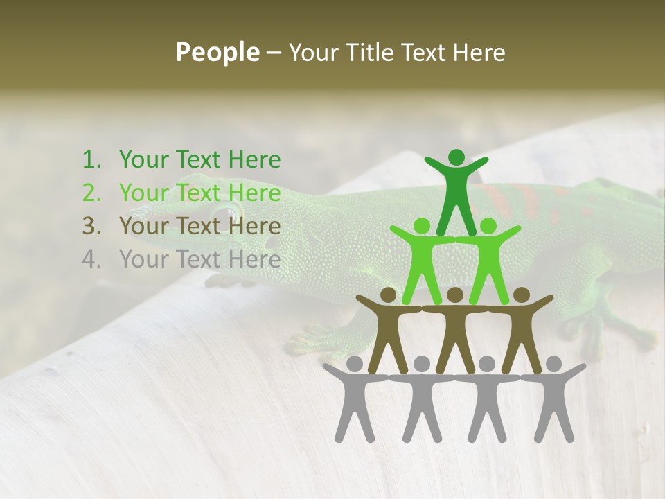 Wilderness Bright Sitting PowerPoint Template