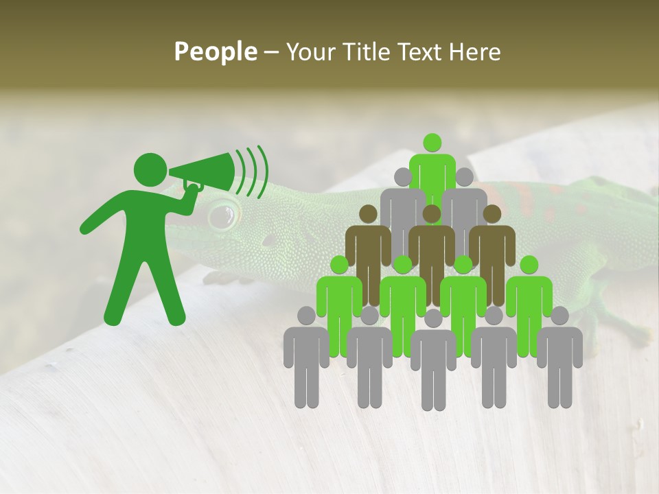 Wilderness Bright Sitting PowerPoint Template