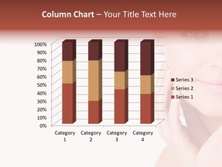 Shot Glamour Caucasian PowerPoint Template