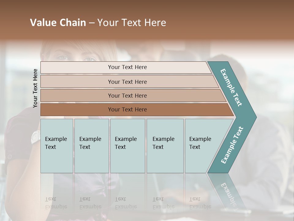 Appealing Blond Businessman PowerPoint Template