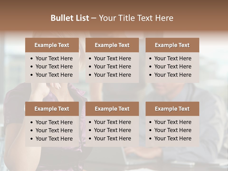 Appealing Blond Businessman PowerPoint Template