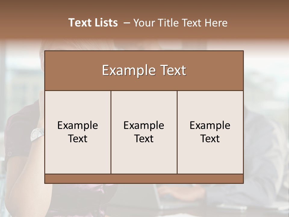 Appealing Blond Businessman PowerPoint Template