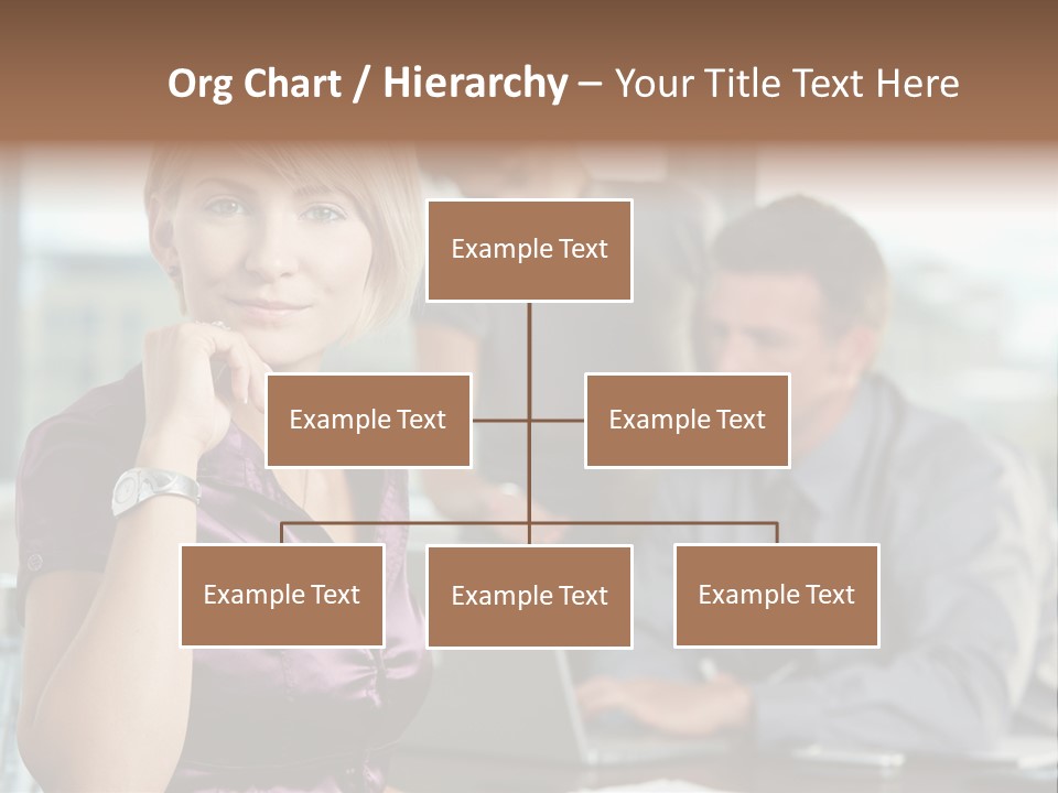 Appealing Blond Businessman PowerPoint Template