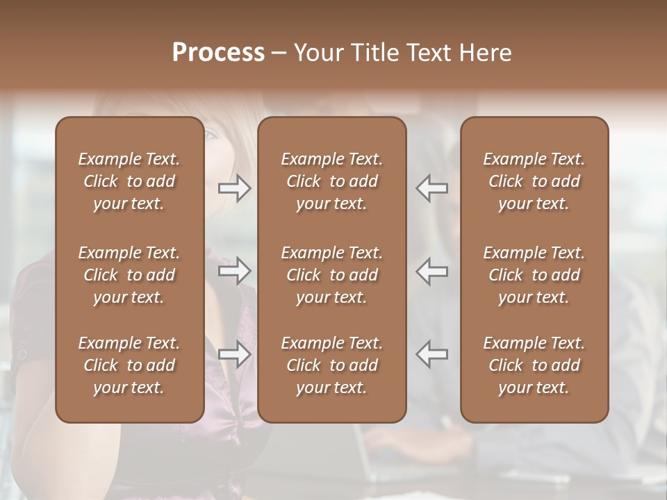 Appealing Blond Businessman PowerPoint Template