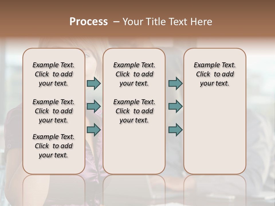 Appealing Blond Businessman PowerPoint Template