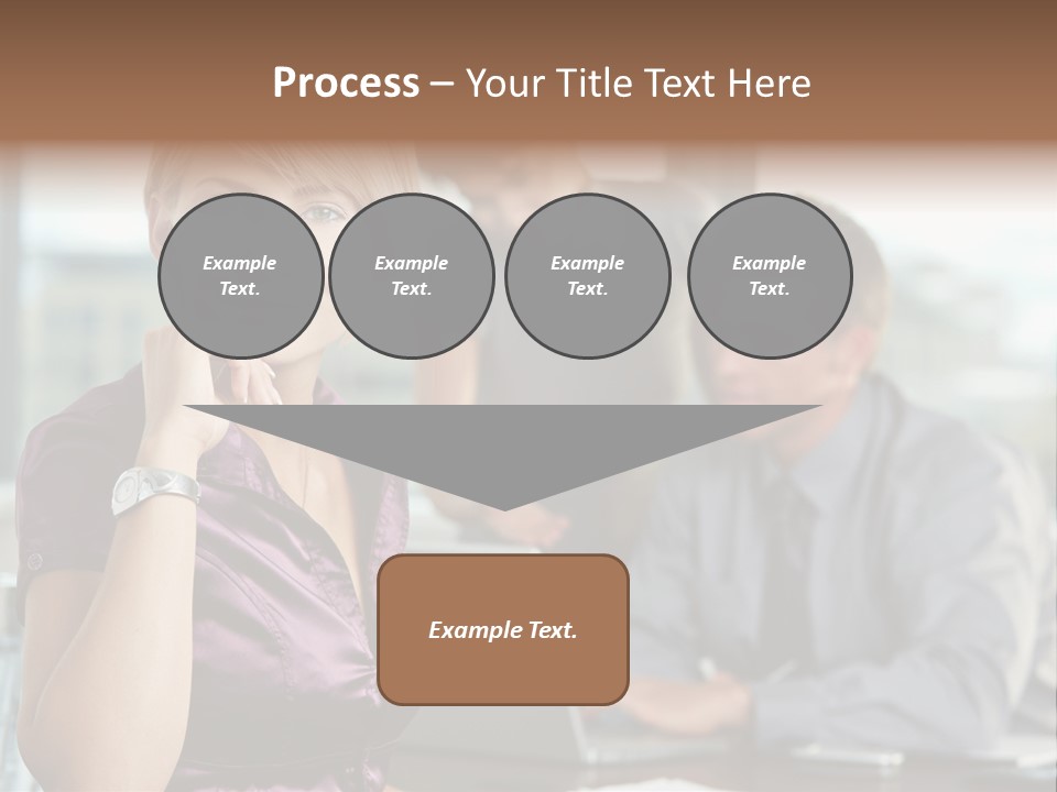 Appealing Blond Businessman PowerPoint Template