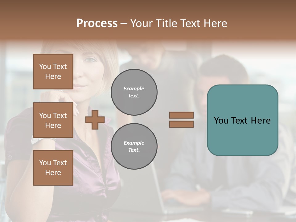 Appealing Blond Businessman PowerPoint Template