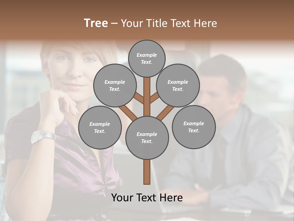 Appealing Blond Businessman PowerPoint Template