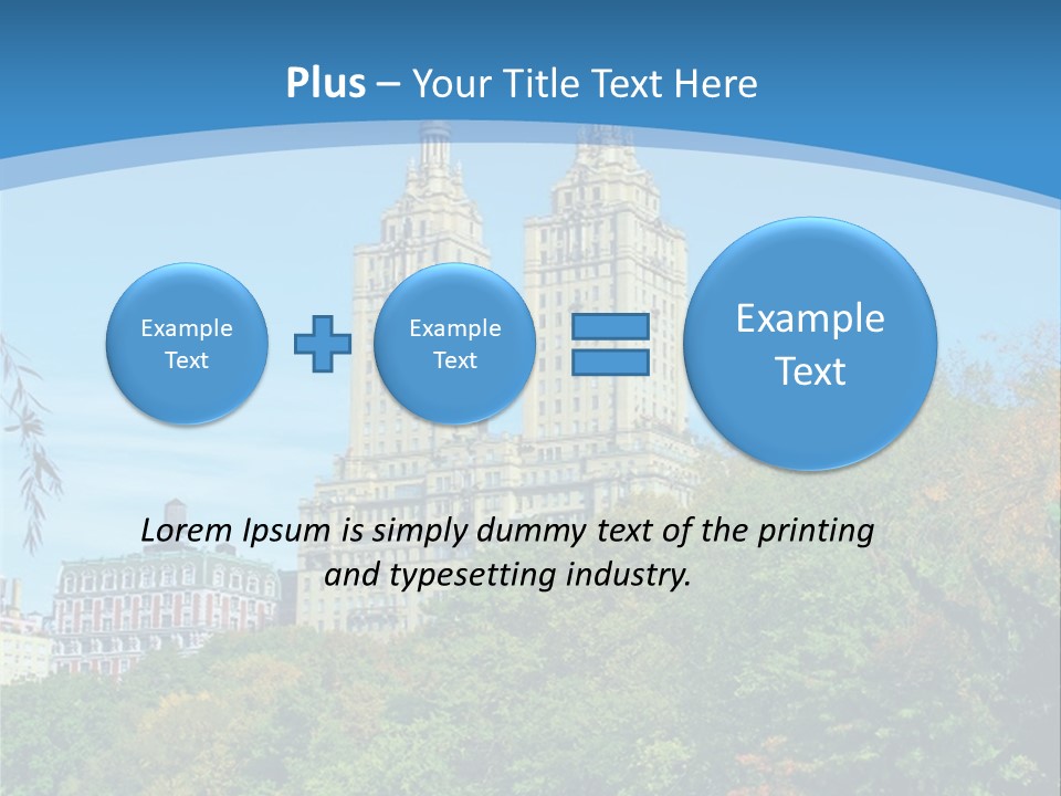 Autumn City Outdoors PowerPoint Template