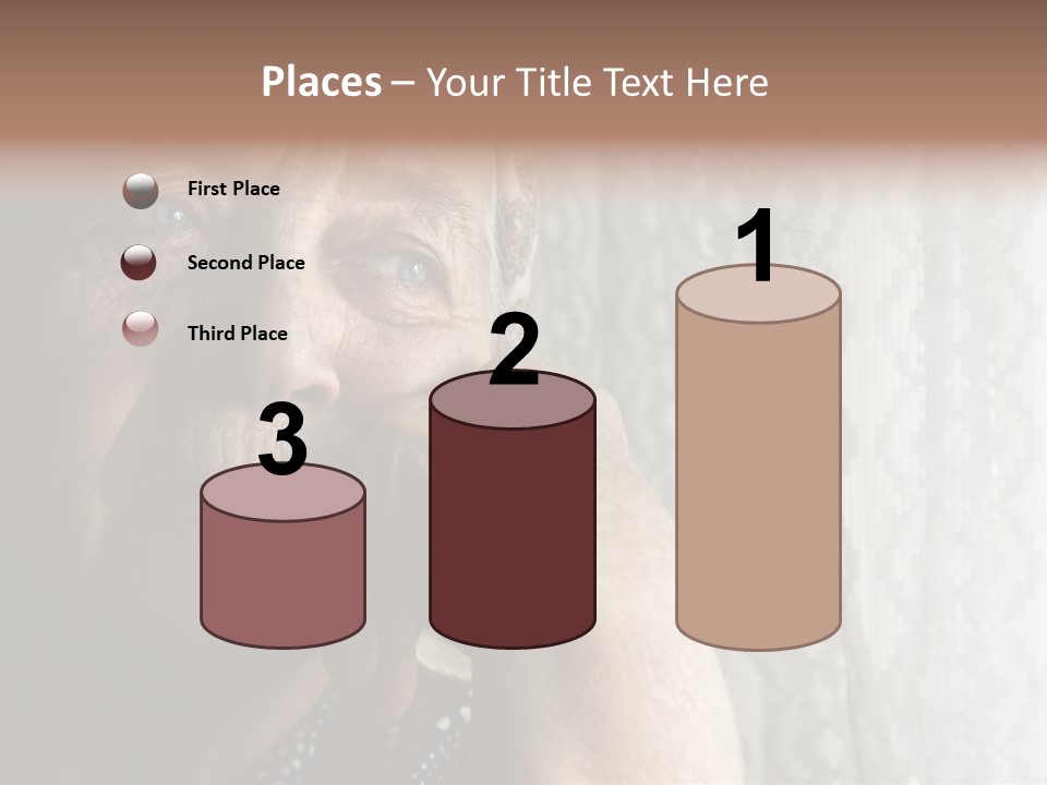 Elder Window Alone PowerPoint Template
