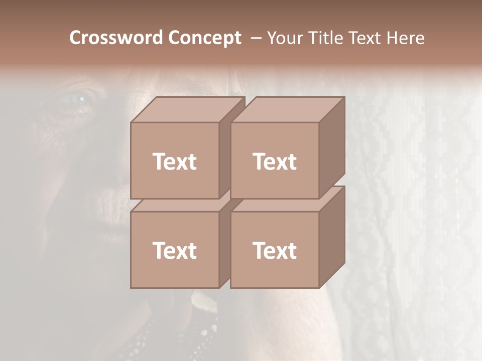 Elder Window Alone PowerPoint Template