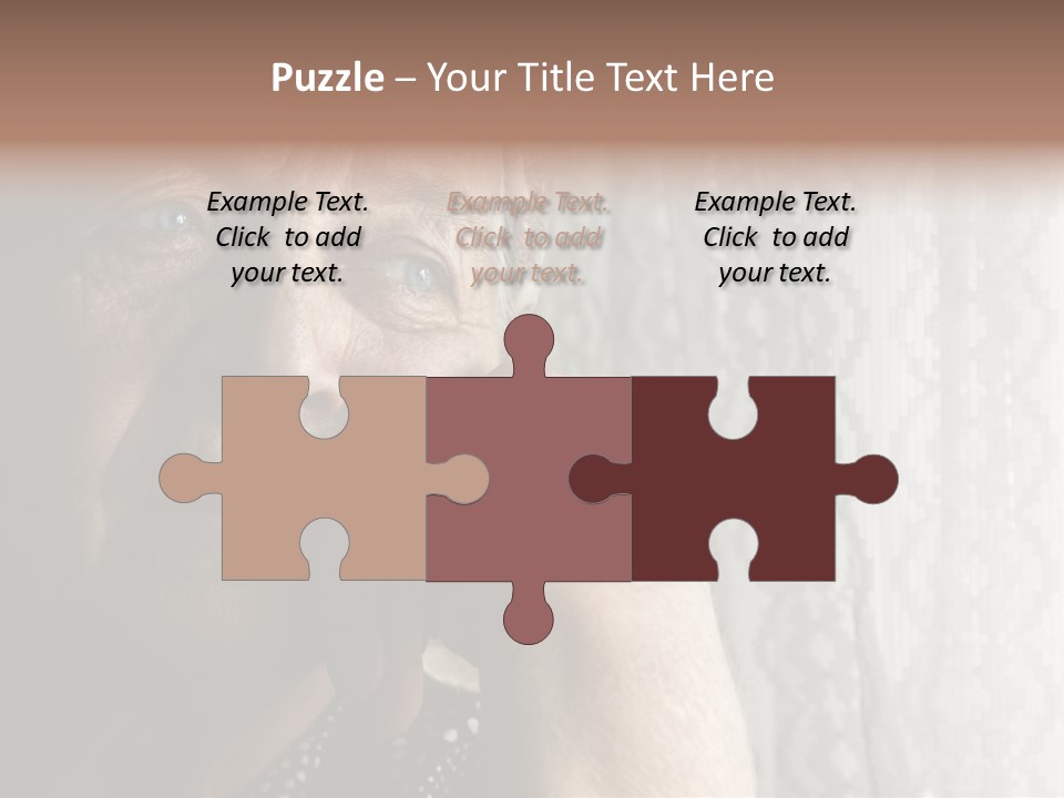 Elder Window Alone PowerPoint Template