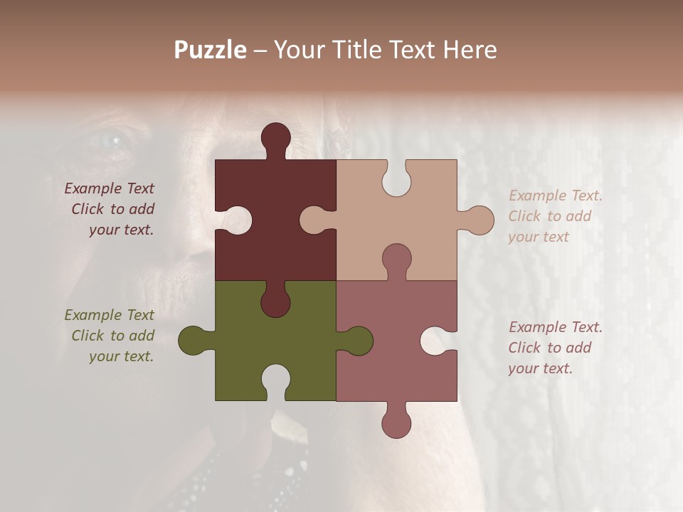 Elder Window Alone PowerPoint Template