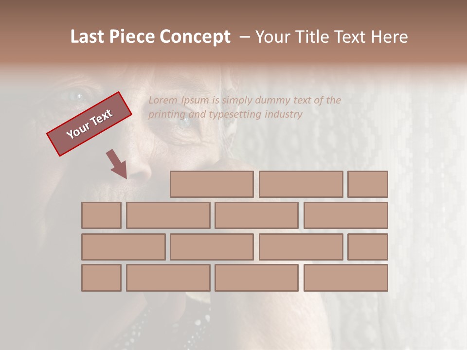 Elder Window Alone PowerPoint Template