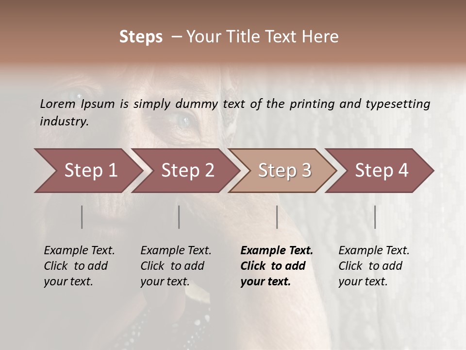 Elder Window Alone PowerPoint Template
