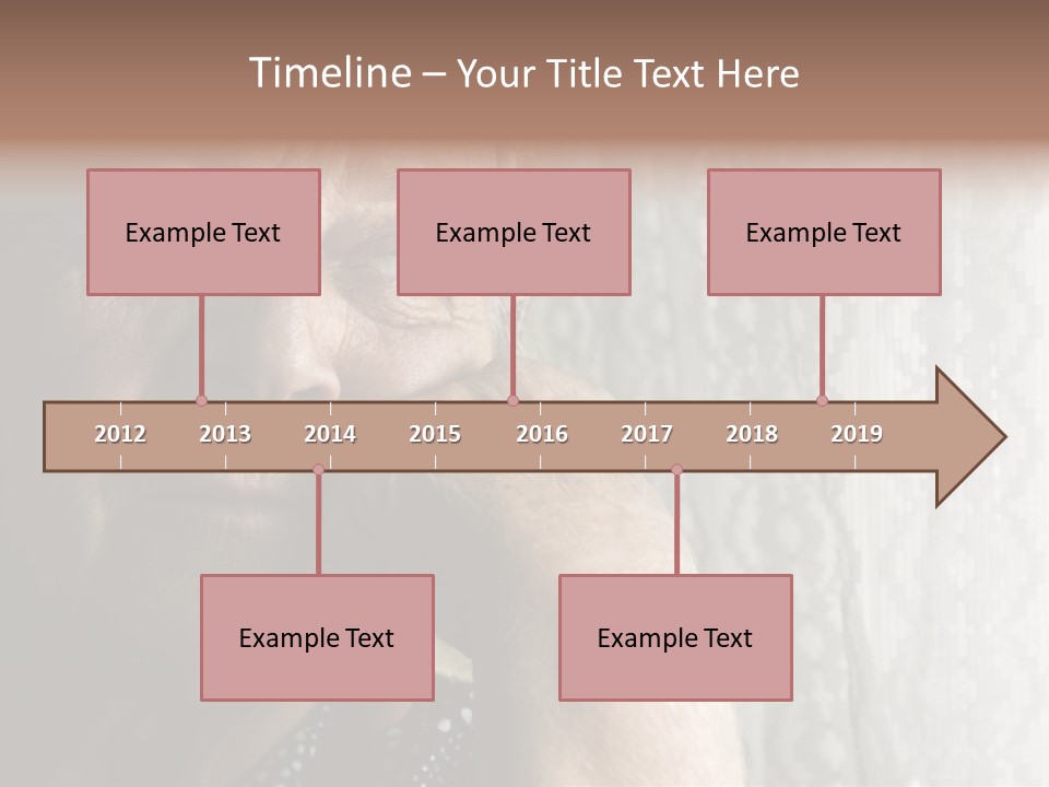 Elder Window Alone PowerPoint Template