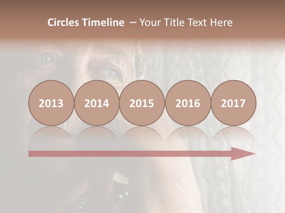 Elder Window Alone PowerPoint Template