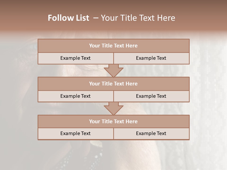 Elder Window Alone PowerPoint Template