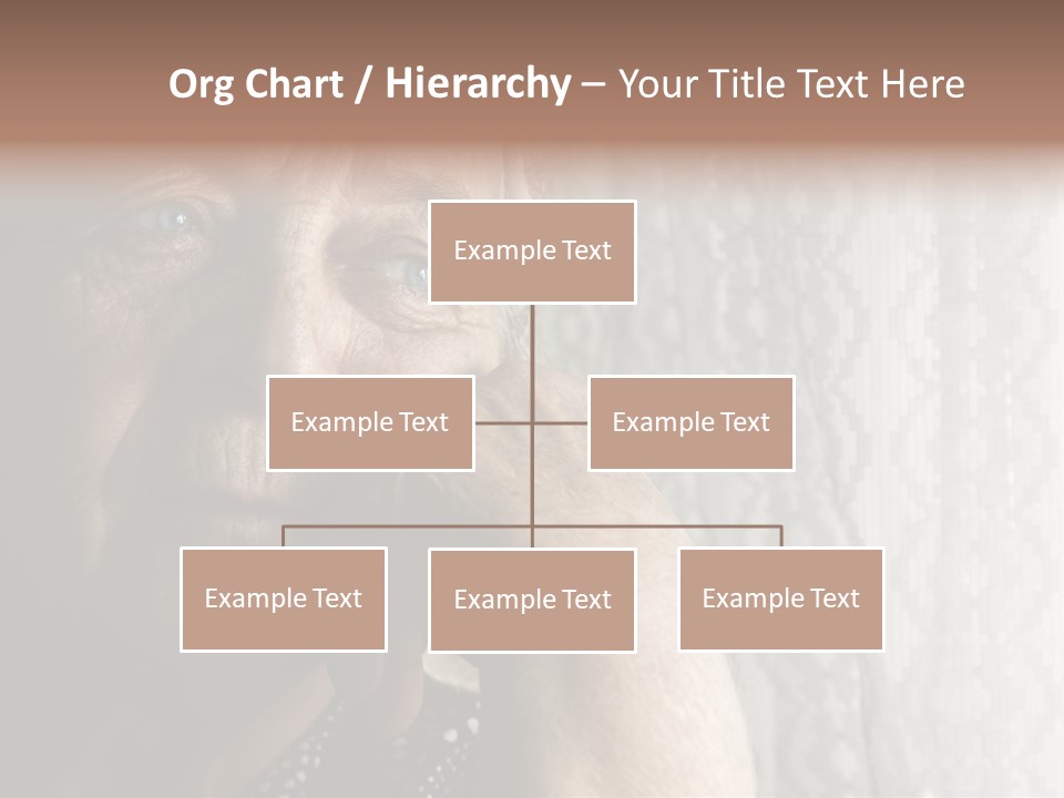 Elder Window Alone PowerPoint Template