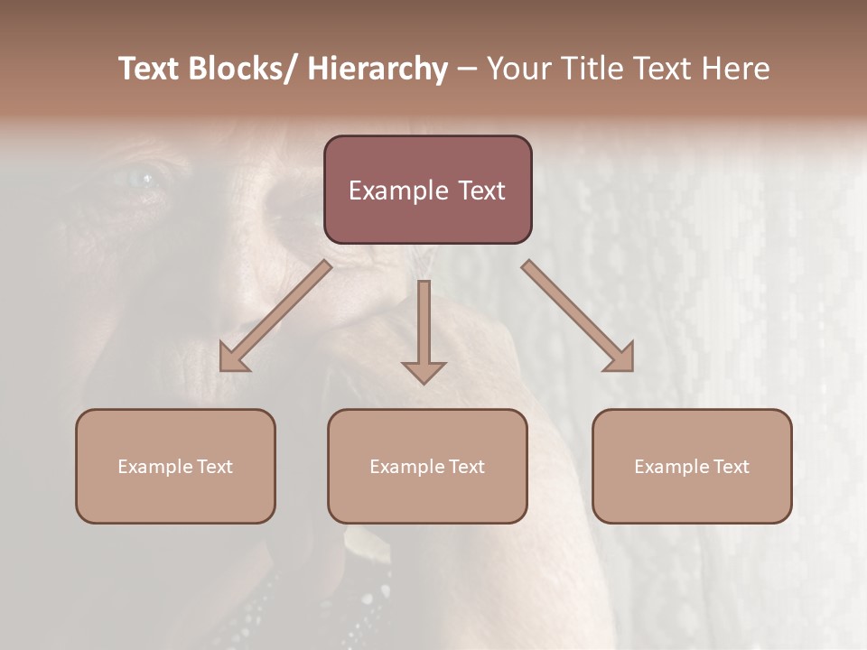 Elder Window Alone PowerPoint Template