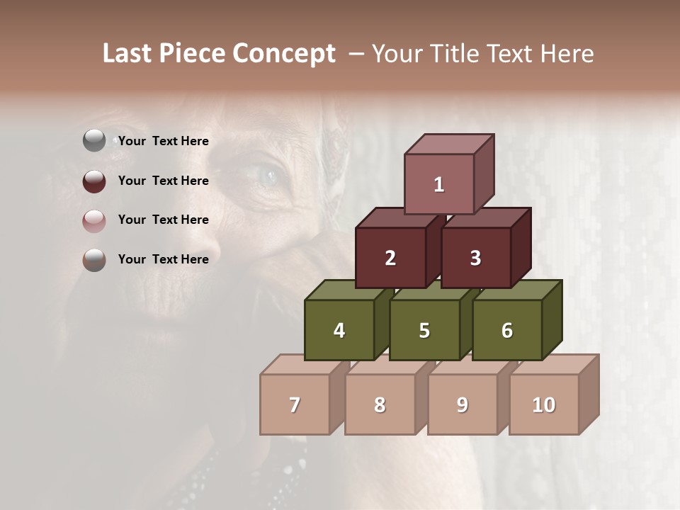 Elder Window Alone PowerPoint Template