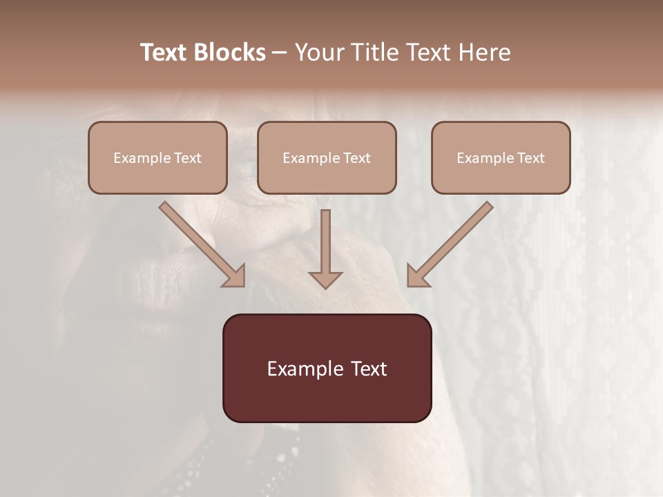 Elder Window Alone PowerPoint Template