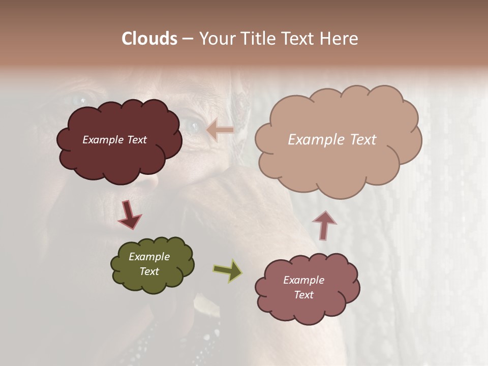 Elder Window Alone PowerPoint Template