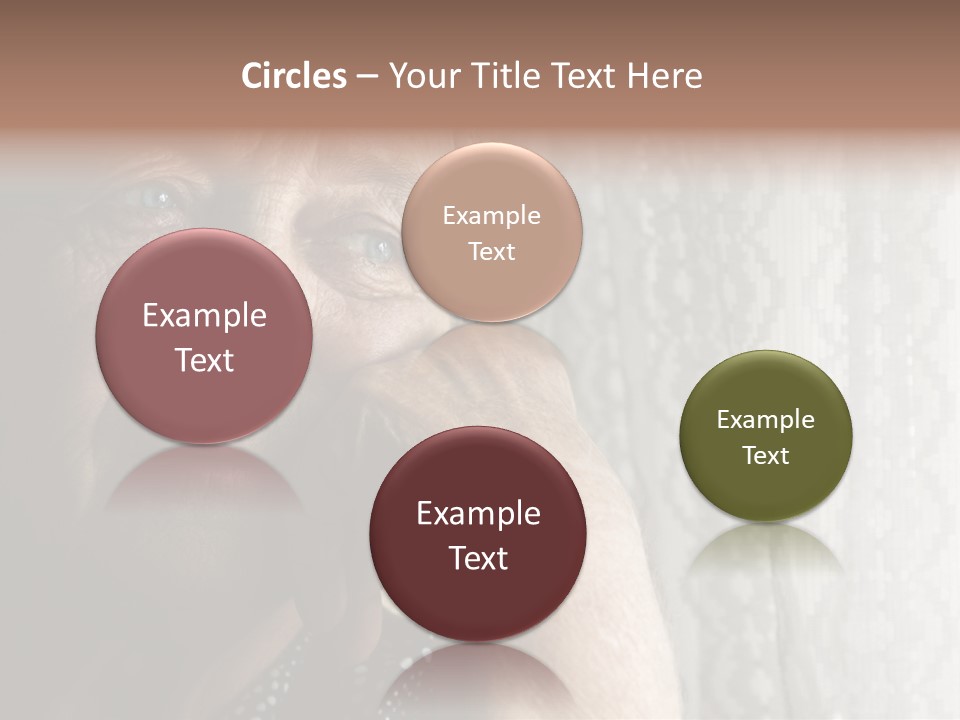 Elder Window Alone PowerPoint Template