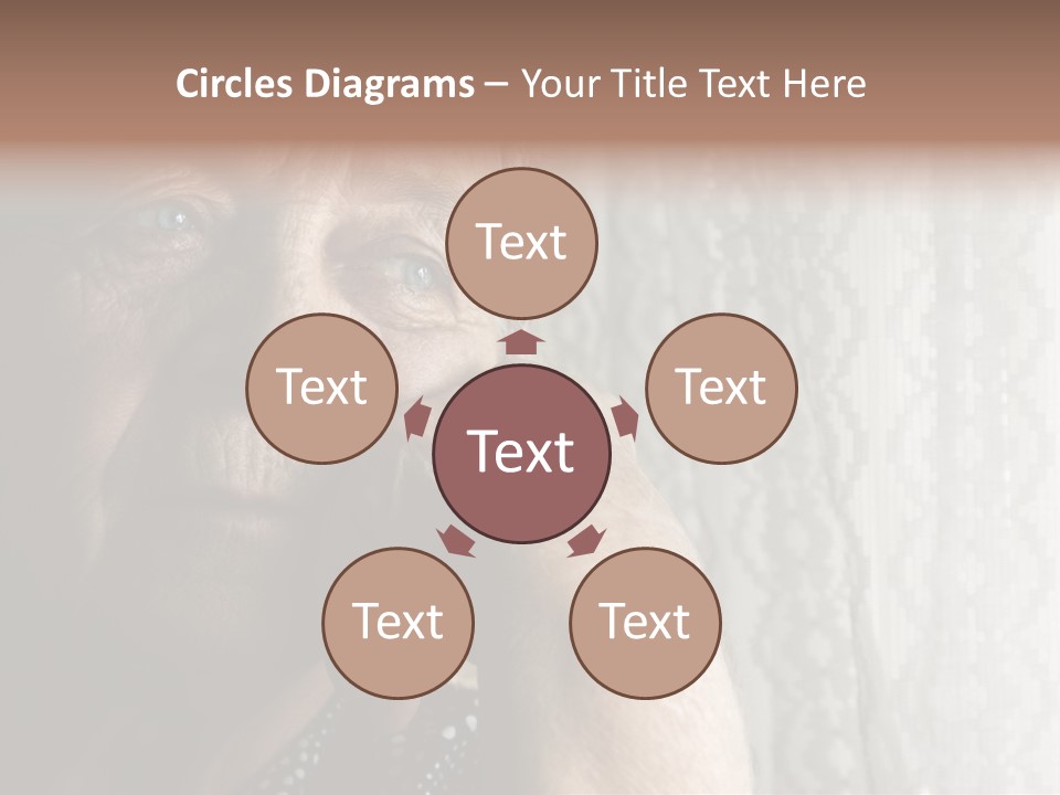 Elder Window Alone PowerPoint Template
